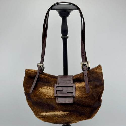 Borsa fendi croissant pelle - croissant,