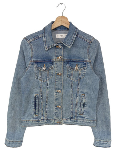 Giacca jeans mng blu - blu, taglia