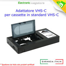 CONVERTITORE VHS PER CASSETTE VHS-C AUTOMATICO HQ VHS-C ADAPTOR