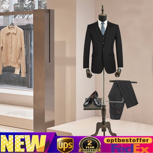 Manichino uomo nero vestito