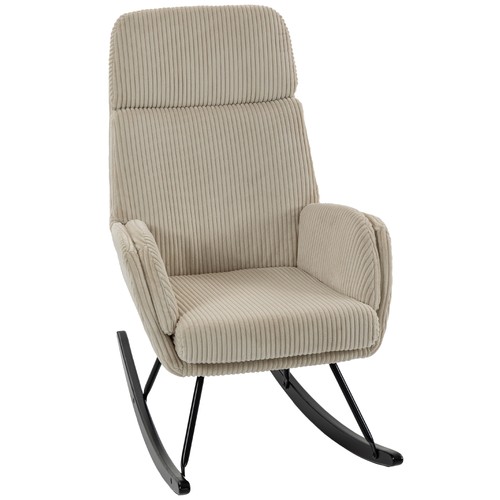 Homcom sedia dondolo in - sedia, a