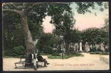 Cartolina Siracusa, Villa