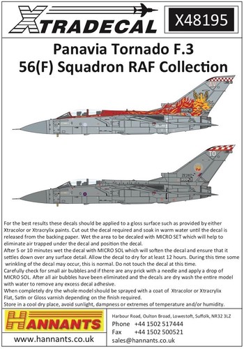X48195 xtradecal panavia - x48195, 1:48