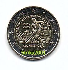 NEW !!! 2 EURO COMMEMORATIVO SLOVACCHIA 2025 FDC Hochey su ghiaccio NEW !!!