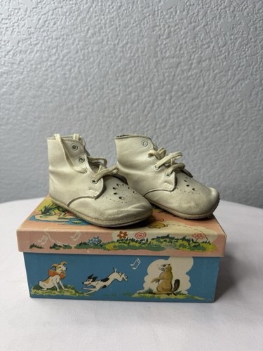 Scarpe vintage bambino pelle