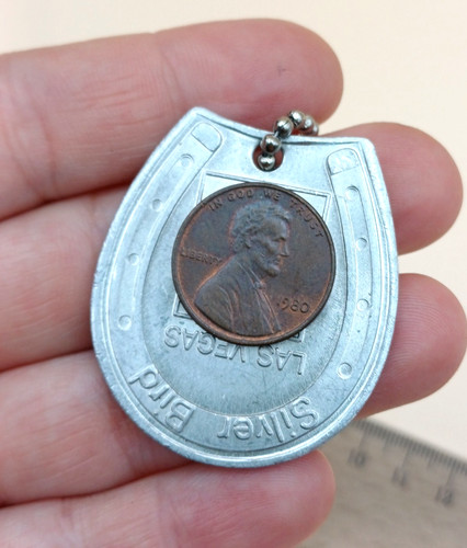 Penny token portachiavi ferro - token,
