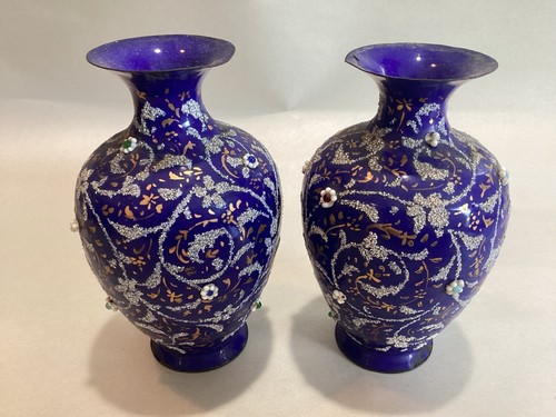 Coppia vasi decorati cloisonne - coppia,