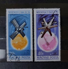 FRANCOBOLLI MARINER MOLNYIJA SATELLITI UNGHERIA MAGYAR POSTA @ SPLENDIDI @