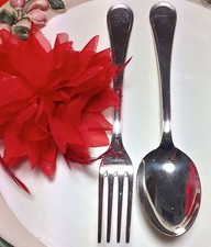 2" POSATE IN ARGENTO  MASSICCIO 800 /1000  per servire