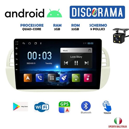 Autoradio android fiat 500 - autoradio,