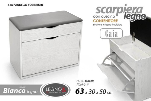 Panca scarpiera contenito - scarpiera,