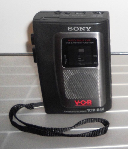 Sony cassette recorder tcm - recorder, tcm-84v
