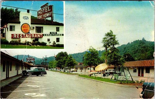Cartolina wheeling motel - cartolina,
