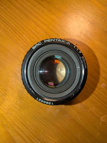 Smc pentax 50 mm - a, 1.7
