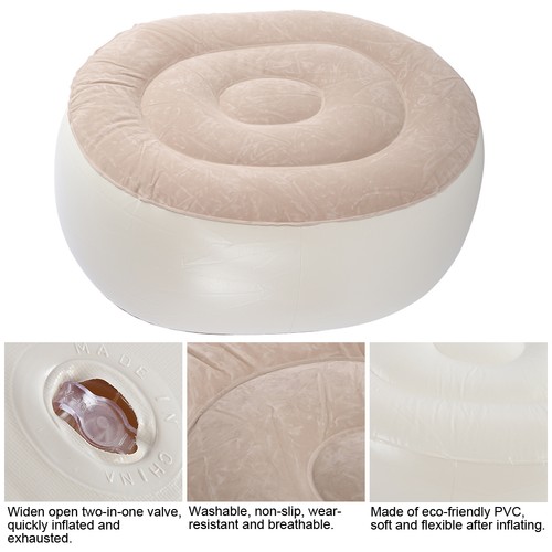 Poggiapiedi gonfiabile pvc - gonfiabile, in