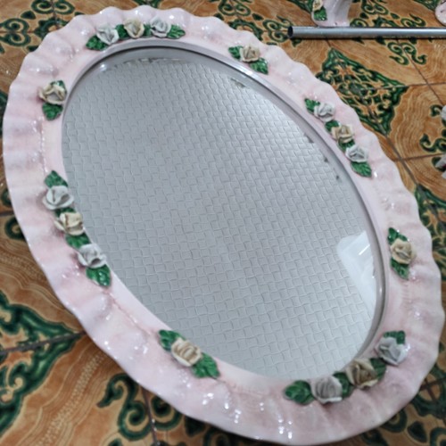 Set bagno rosa con - rosa, fatte