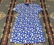 Christian Alta Moda Dress 6 Floral Fit Flare Lined Womens BR