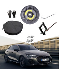 Ruotino di Scorta OMOLOGATO 18" PER AUDI A3 S3 con Cric Chiave e Sacca 65x14cm