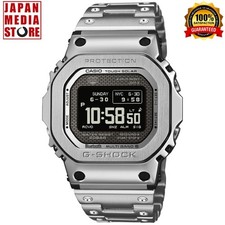 Orologio Uomo Casio G-SHOCK GMW-BZ5000D-1JF Metallo Argento Bluetooth Solare Giappone NUOVO