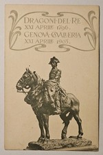 CARTOLINA MILITARE - DRAGONI