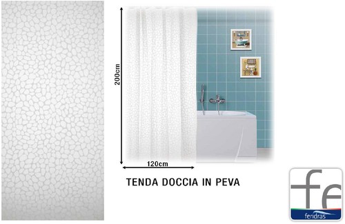Tenda doccia peva - in, cm