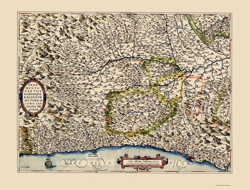 Mappa storica regione - -,