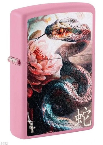 Zippo snake and flower - snake, by