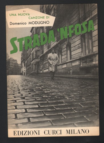 Domenico modugno raro spartito - modugno,