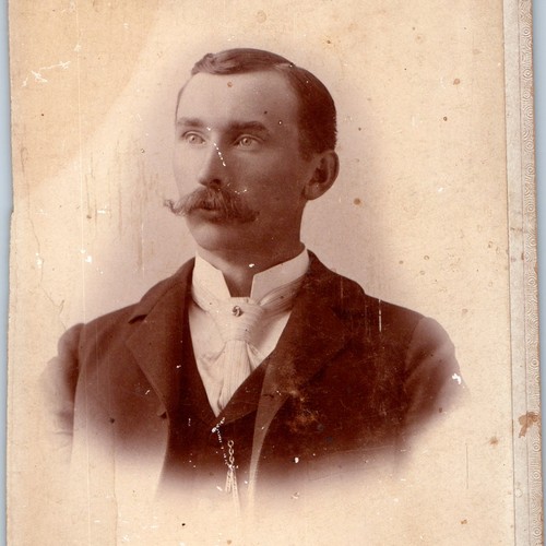 C1890s dapper uomo - uomo, manubrio