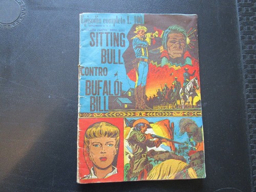 Sitting bull contro buffalo - bull,