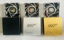 Serie delle 3 monete 1 Sterlina da 1/2 oncia AG PROOF "JAMES BOND 007" del 2020