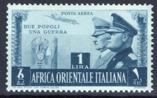 COLONIE AFRICA ORIENTALE 1941