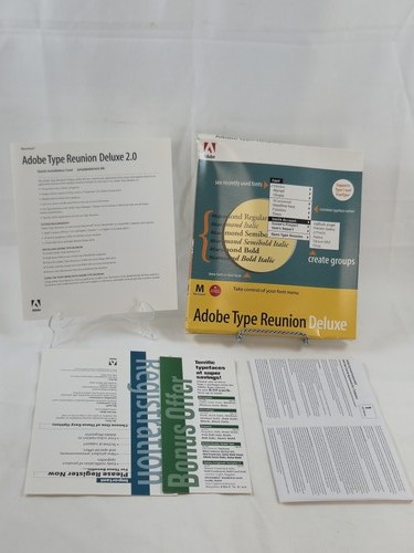 Adobe type reunion deluxe 0 - deluxe, 2.0