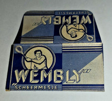 "WEMBLEY"-  Lametta da collezione Hojas de afeitar Vintage Razor blade