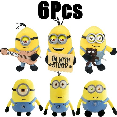 Set peluche pezzi minions - set, 6