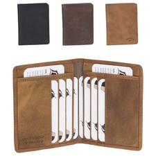 Porta badge in pelle porta