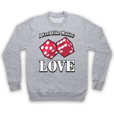 FELPA UNISEX I FEEL LIKE MAKING LOVE ROCK BAND NON UFFICIALE CLASSICA ADULTI