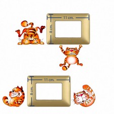 Cats Light Switch Sticker