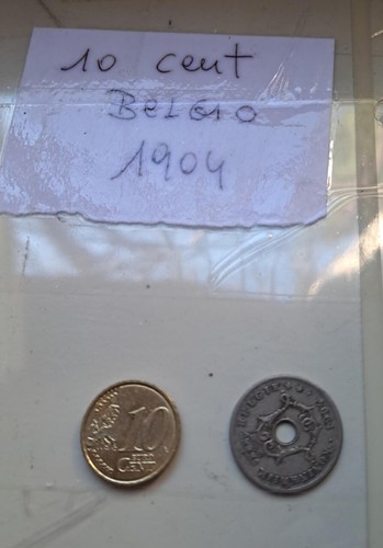 Belgio cent 1904 leggen in - 1904,
