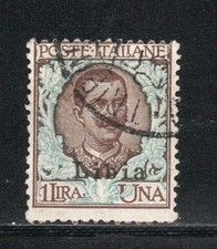 RRC  1912 Colonie Libia 1 lira usato