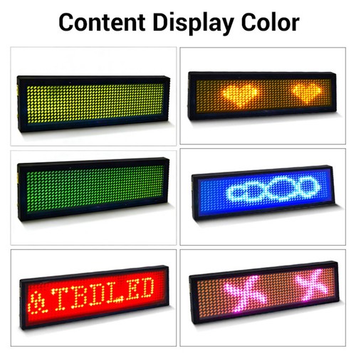 Targhette nomiche led - led, colorate