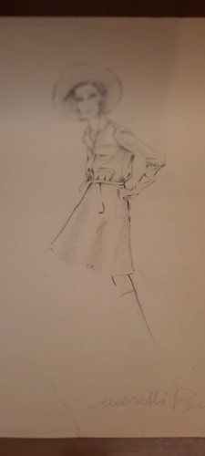 Bozzetto figurino moda - bozzetto,