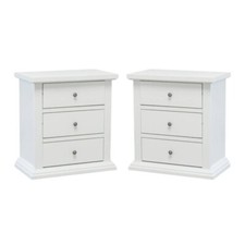 2 COMODINO IN LEGNO SHABBY