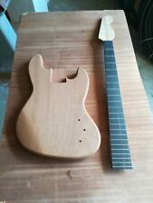 SET corpo in mogano e manico in acero per BASSO ELETTRICO di liuteria italiana