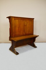 PANCA TEATRO 2 POSTI STILE LIBERTY IN LEGNO ANNI '20