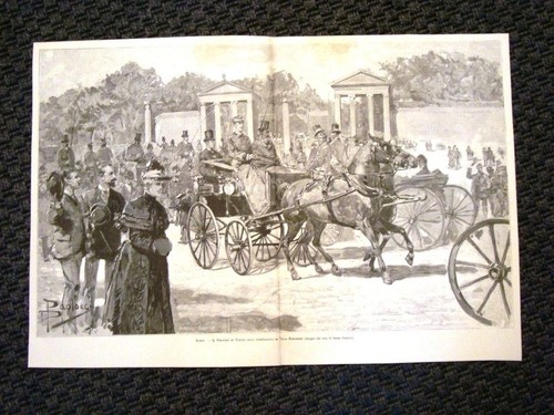 Stampa enorme del 1890 - , roma