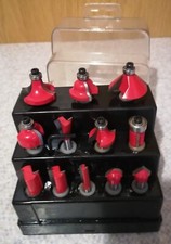 FRESE PER LEGNO VALEX a due taglienti ø6mm, mai usate x fresatrice pantografo