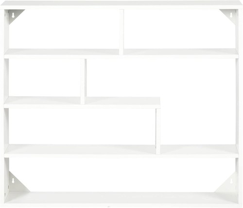 Homcom libreria muro moderna - a,