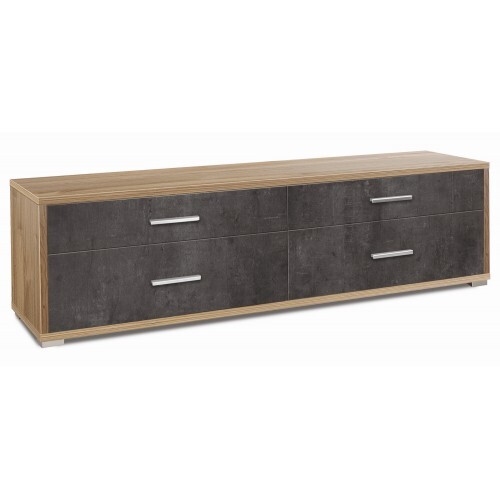 Mobile moderno 180 noce nero - noce,