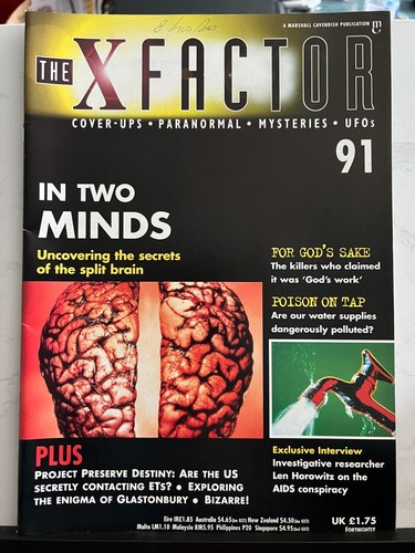 Vintage the factor magazine - the, x